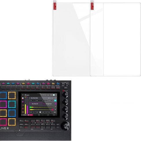 Audio Workstation 7 inch Touch Screen Protector Compatible with MPC Live 3/MPC Live 2/MPC Key 37 & 61/MPC One+,Ultra-Clear Tempered Glass Touchscreen Protector with Invisible Coverage in Saudi Arabia