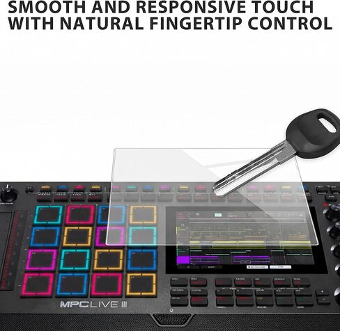 Audio Workstation 7 inch Touch Screen Protector Compatible with MPC Live 3/MPC Live 2/MPC Key 37 & 61/MPC One+,Ultra-Clear Tempered Glass Touchscreen Protector with Invisible Coverage in Saudi Arabia