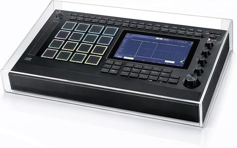 Audio Workstation Acrylic Protective Cover Compatible with MPC Live 3, Transparent Material, Reserved Wire Groove, Waterproof and Dustproof, Suitable for Home Studio Desktop Protection in Kuwait