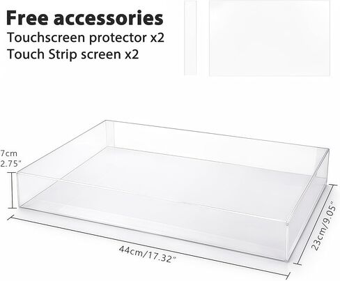 Audio Workstation Acrylic Protective Cover Compatible with MPC Live 3, Transparent Material, Reserved Wire Groove, Waterproof and Dustproof, Suitable for Home Studio Desktop Protection in Kuwait