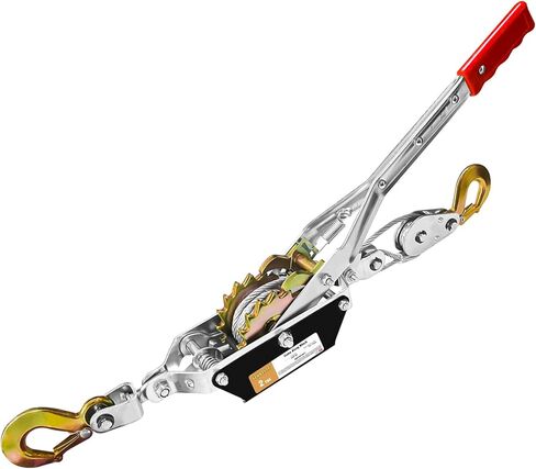 تأتي على طول الونش عالي التحمل، 2T تأتي على طول أداة السحب 2 تروس 2 خطاف، ساحبة ونش كابل، تأتي على طول أداة سقاطة سحب الطاقة للبناء والسيارات والمزرعة والأسوار in Kuwait