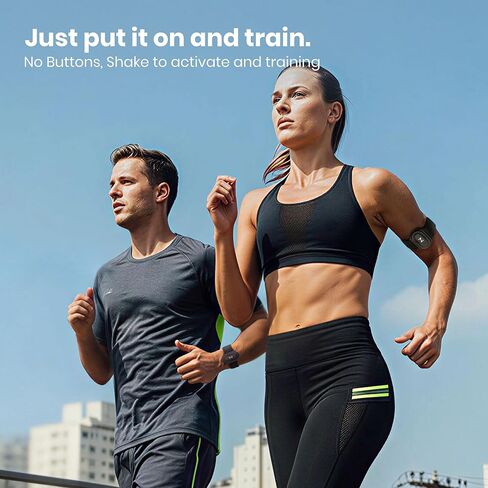 HandPlus Heart Rate Monitor, Comfort Training-Grade Optical Fitness Tracker, Advanced Optical HR with Zone Accuracy, 72h Offline Storage, Bluetooth & ANT+ for Fitness Training in Saudi Arabia