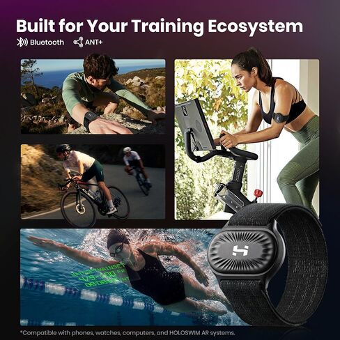 HandPlus Heart Rate Monitor, Comfort Training-Grade Optical Fitness Tracker, Advanced Optical HR with Zone Accuracy, 72h Offline Storage, Bluetooth & ANT+ for Fitness Training in Saudi Arabia