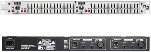 215S Stereo Equalizer, Professional Graphic Equalizer for Home Stereo, Home Audio System, Dual Channel 15-Band Pro DJ Equalizer, Noise Reduction, Rack Mount in Kuwait