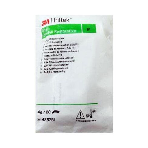 3M ESPE 4867A2, Filtek One Bulk Fill Posterior Restorative Capsules A2 0.2 g 20/Pack, Low-Shrinkage Composite Resin for Strong Durable Restorations in Kuwait