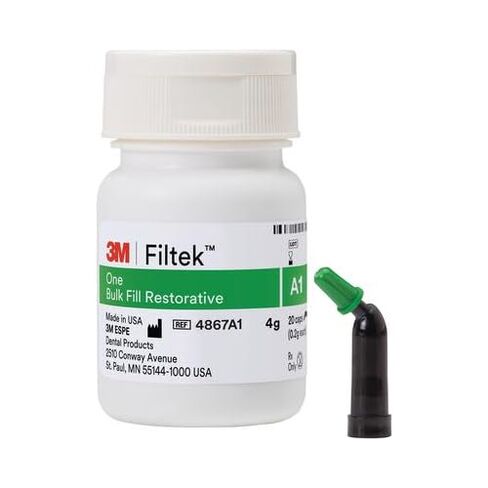 3M ESPE 4867A1 Filtek One Bulk Fill Posterior Restorative Capsules A1 0.2 Gm 20/Pk in Kuwait