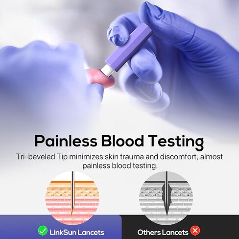 طقم اختبار جلوكوز الدم والكيتون M26-K، 35 مشرط أمان، 25 شريط جلوكوز، 10 شرائط كيتون، حقيبة سفر، محلول للتحكم في الجلوكوز، جهاز قياس كيتون الجلوكوز 2 في 1، استخدام منزلي، بدون ترميز، شاشة كبيرة in Kuwait