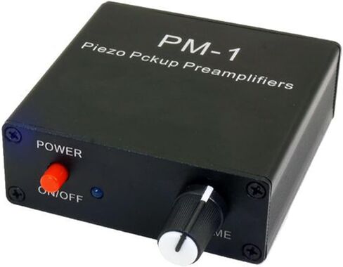 High Impedance Guitar and Violins Preamp Piezo Pickup Preamplifiers with Rechargeable Battery for Piezo Pickup 6.35mm in Saudi Arabia