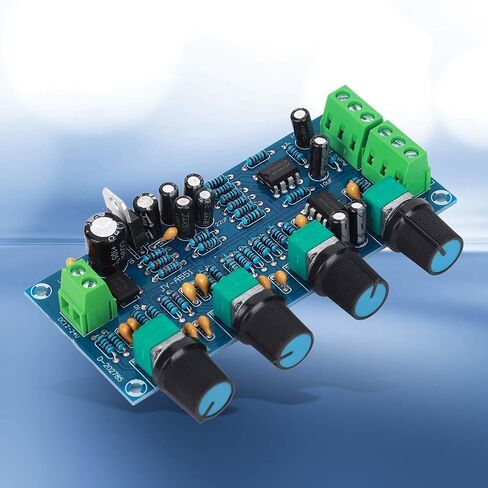 NE5532 Amplifier Tone Board High Performance Single Power Supply Preamp Module with Treble Midrange Bass Volume Control for Audio Enthusiasts and DIY Projects in Saudi Arabia