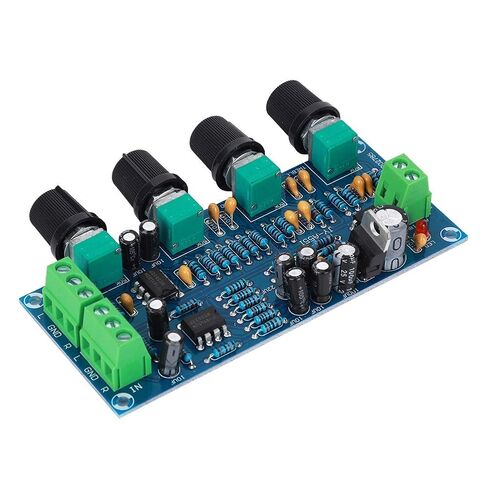 NE5532 Amplifier Tone Board High Performance Single Power Supply Preamp Module with Treble Midrange Bass Volume Control for Audio Enthusiasts and DIY Projects in Saudi Arabia