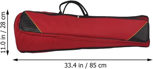 Generic Trombone Bag Waterproof Oxford Cloth Gig Bag with Thick Padding Large Capacity Musician Storage Backpack for 33.46 Inch Trombone Protection and Transport in Saudi Arabia