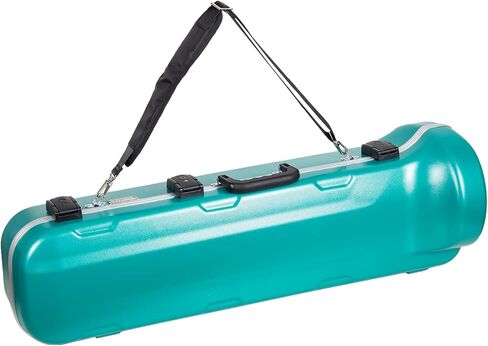 Crossrock Tenor Trombone Case | ABS Molded Hardshell with TSA Lock, Accessory Compartment, and Detachable Strap-Mint Blue (CRA862TBMB) in Saudi Arabia