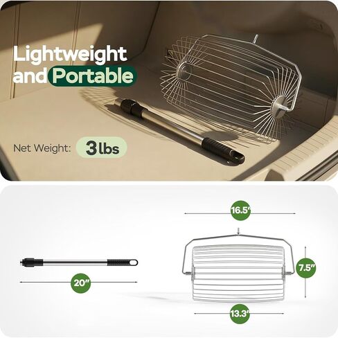 منتقي كرات التنس المتدحرجة من يوكو، 29 بوصة - 43 بوصة، قادوس كرة تنس قابل للتعديل، خفيف الوزن ومتين، يحمل ما يصل إلى 25 كرة، التقاط سريع لكرات 1.5 بوصة - 3 بوصة، مناسب للتدريب والتعليم in Kuwait