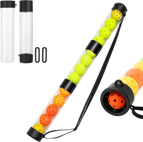 Collapsible Pickleball Pickup Tube for Pickleballs - Holds 17 Balls, Portable Pickleball Retriever Tool in Saudi Arabia