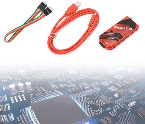 PICKIT3 PIC Kit3 Simulator PICKit 3 Programmer Emluator USB Cable Dupond Wire لتطوير البرامج وتصحيح الأخطاء وتطوير برامج وأجهزة الكمبيوتر in Kuwait