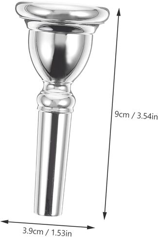 Totority Euphonium Mouthpiece Construction Smooth for Comfortable Play Replacement Accessory for Musicians and Beginners in Saudi Arabia