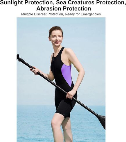 Wetsuit Women, 2MM Neoprene Sleeveless One Piece Swimsuit for with Front Zip for Diving Snorkeling Surfing Swimming Water Sport in Saudi Arabia