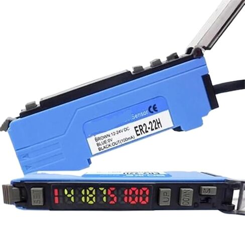 1 قطعة مكبر للصوت الألياف لجهاز الاستشعار الرقمي المزدوج ER2-22H ER2-22NH ER2-22HP عالية السرعة ER2-22HG(ER2-22NH NPN) in Kuwait