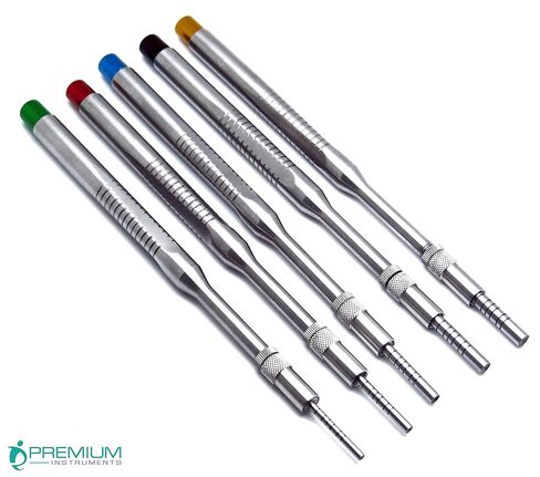 11 Pc Dental Osteotomes Straight & Curved Tip & Mead Mallet Bone Spreading Instrument in Saudi Arabia