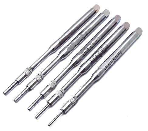 Osteotomes Straight Tip Dental Bone Spreading Adjustable Screws Implant 5 Pcs Instruments in Saudi Arabia