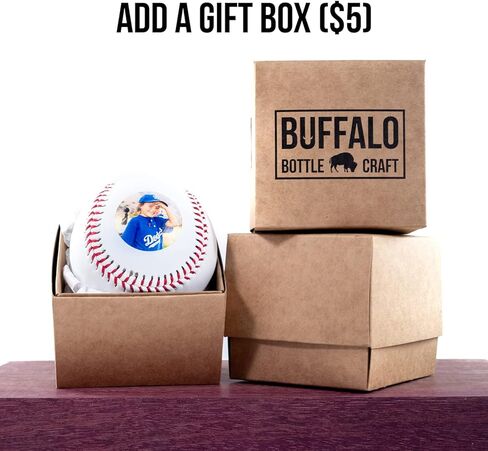 هدية بيسبول مطبوعة بصور شخصية، أفضل هدية لممارسة البيسبول حسب الطلب - الحجم الرسمي - استخدم صورتك أو شعارك كهدية عيد ميلاد للبيسبول كهدية للعطلات لأفضل أب in Kuwait