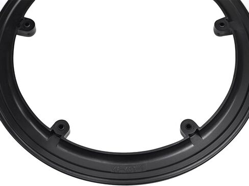 Bike Chain Guard Mountain Bike, Portable,5 Holes Round Sprocket Cover,Chain Loop Protector,for Bicycles BMX Riding Parts, Black in Kuwait