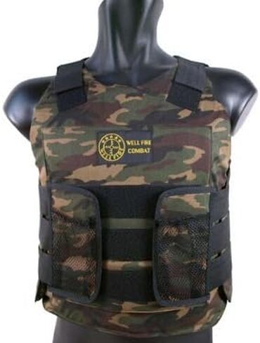 BBTac Airsoft Protection Vest, Padded Cushion (Woodland Camo) in Saudi Arabia