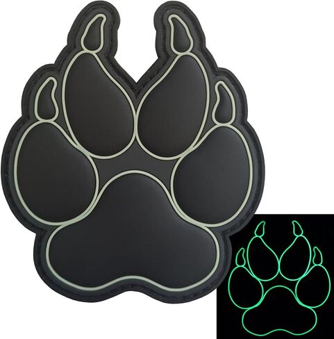 Olive Drab OD K-9 Paw K9 Handler Dogs of War Morale Army Gear PVC Touch Fastener Patch in Saudi Arabia