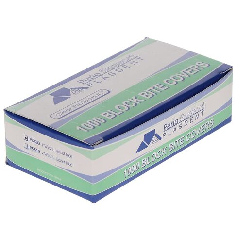 Plasdent PS500 Dental Bite Block Covers 1 X 2 1000/Pk in Kuwait