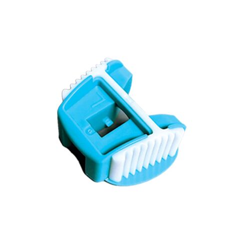 EZ Bite Block Soft - 2 في 1 قالب عض يمكن التخلص منه مع حامل قاذف اللعاب: كبير - أزرق مخضر (50 قطعة) in Kuwait