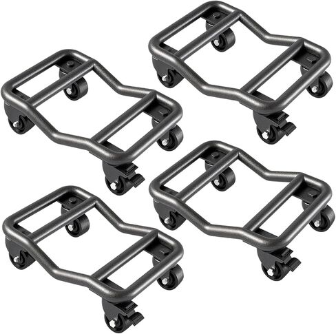 Car Dolly Set of 4, 9000 LBS Capacity Universal Vehicle Moving Dolly for Cars, SUVs, Motorcycles & Boats, Low-Profile Wheel Skates for Garage, Workshop and Marine Use in Saudi Arabia