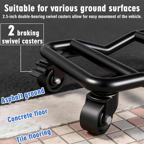 Car Dolly Set of 4, 9000 LBS Capacity Universal Vehicle Moving Dolly for Cars, SUVs, Motorcycles & Boats, Low-Profile Wheel Skates for Garage, Workshop and Marine Use in Saudi Arabia