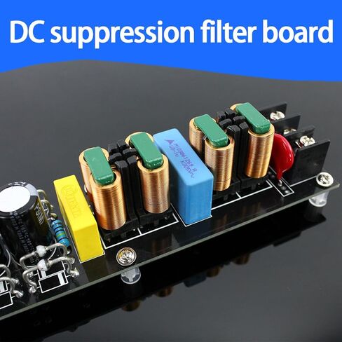 HiFi AC Power Line DC Filter Board – Audio Noise Suppression & Ripple Reduction Module, 2000W, 15A, SQ Flat Wire Inductor, Dual DC Blocker & EMI Filter, for Amplifier & DAC Systems in Saudi Arabia