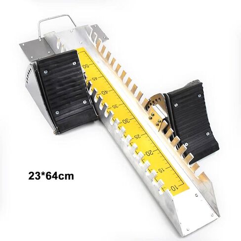Athletics Plastic Runway Starting Block,Sprint Competition Training Running Aid,Aluminum Alloy Starting Block Adjustable, 23 * 64cm,Yellow, Yellow, Yellow in Saudi Arabia