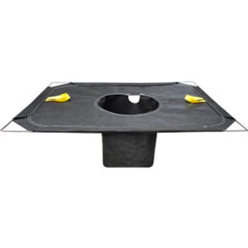 ENPAC Storm Sentinel Catch Basin Inserts, Cone Style, 25"x25" to 42"x42", Adjustable Steel Frame, Geotextile Fabric, Overflow Bypass Ports in Kuwait