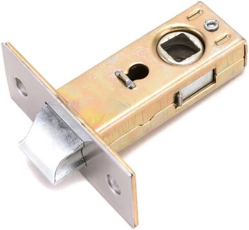 Reversible Tubular Latch Door Mortice Catch Bolt Screws Handle Silent Internal Easy Install Square Spindle for Toilet Bedroom Door Forked 35mm in Saudi Arabia