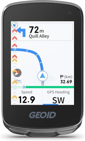 GEOID CC700 2.8" Color Screen Bike/Cycling Computer Wireless - Route Navigation with Re-Route Planing, WiFi Auto-Sync, ANT+/Bluetooth, Fast 5s GPS Positioning, Free Indoor Training in Kuwait