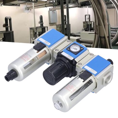 Pneumatic 1/2 PT Air Filter, Regulator & Lubricator Pneumatic Pressure Regulator Compressor 1.5MPa, Air, Air Compressor Accessories in Kuwait