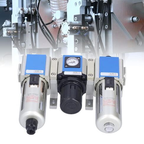 Pneumatic 1/2 PT Air Filter, Regulator & Lubricator Pneumatic Pressure Regulator Compressor 1.5MPa, Air, Air Compressor Accessories in Kuwait
