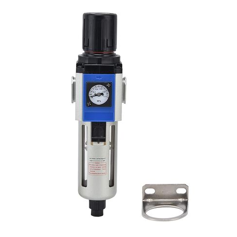 Air Compressor Filter, Aluminium Alloy Compressed Air Filter Regulator Air Compressor Regulator Air Pressure Regulator with 3 Kinds Drainage Modes for Equipment GFR300-08 in Saudi Arabia