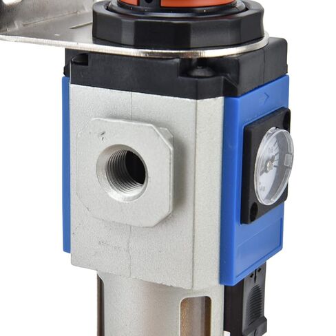 Air Compressor Filter, Aluminium Alloy Compressed Air Filter Regulator Air Compressor Regulator Air Pressure Regulator with 3 Kinds Drainage Modes for Equipment GFR300-08 in Saudi Arabia