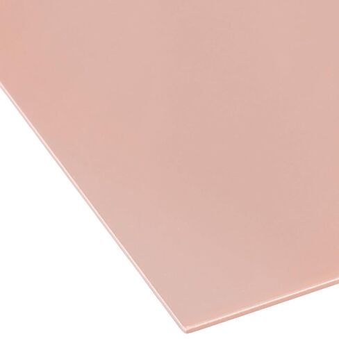 LEXININ Pure Copper Sheet Metal, 2.5 x 10 Inch, 18 Gauge, 1mm Thickness, 6 Pack in Saudi Arabia