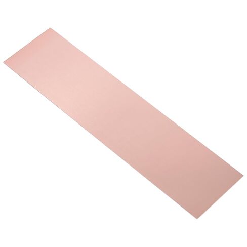 LEXININ Pure Copper Sheet Metal, 2.5 x 10 Inch, 18 Gauge, 1mm Thickness, 6 Pack in Saudi Arabia