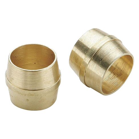 Parker Hannifin 60NTA-4-pk10 Air Brake-NTA Sleeve Fitting, Brass, 1/4" Compression Tube (Pack of 10) in Saudi Arabia