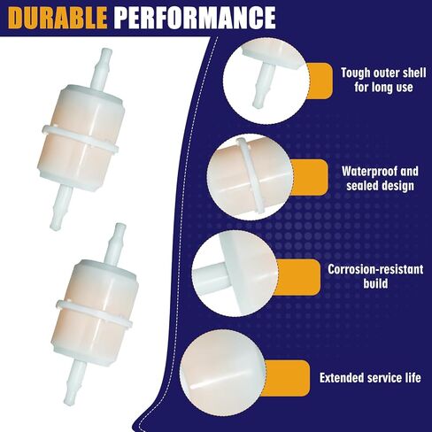 2-Pack 139-0717 Fuel Filter Replacement Compatible with Quest, for Radius E/S Series, and for Timecutter Mowers, Replaces 120-4253, 133-1563, 127-9204, 135-8480, Durable Zero Turn Accessories in Kuwait