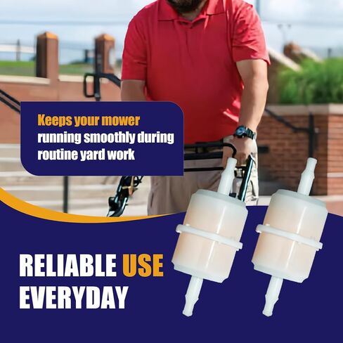 2-Pack 139-0717 Fuel Filter Replacement Compatible with Quest, for Radius E/S Series, and for Timecutter Mowers, Replaces 120-4253, 133-1563, 127-9204, 135-8480, Durable Zero Turn Accessories in Kuwait