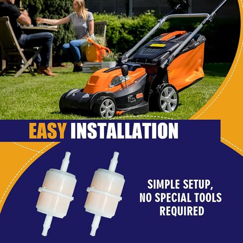 2-Pack 139-0717 Fuel Filter Replacement Compatible with Quest, for Radius E/S Series, and for Timecutter Mowers, Replaces 120-4253, 133-1563, 127-9204, 135-8480, Durable Zero Turn Accessories in Kuwait