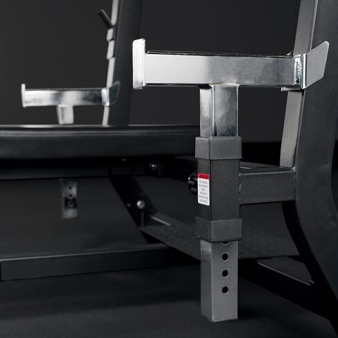 Valor Fitness Olympic Bench Press Station with Squat Rack – Adjustable Spotter Arms, Safety Catch, and Plate Storage – 500 lb Capacity for Home Gym Strength Training in Saudi Arabia