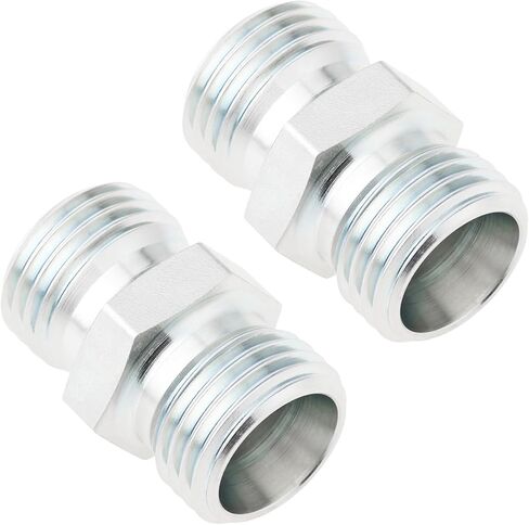 2Pcs M16x1.5 Hydraulic Fitting Union 5000s-08 Compatible with Chinese Mini Excavator in Kuwait