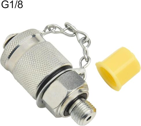 Hydraulic Test Adapter G1/8 Hydraulic Test Measuring Point Coupling Hose Fitting Adapter Galvanized Carbon Steel M16x2 For Pressure Monitoring Exhaust Sampling in Saudi Arabia